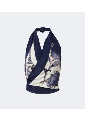 SIR Phillipa floral halterneck top