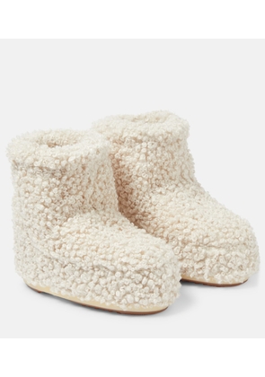 Moon Boot Icon Low faux shearling snow boots