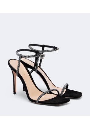Gianvito Rossi Embellished leather sandals