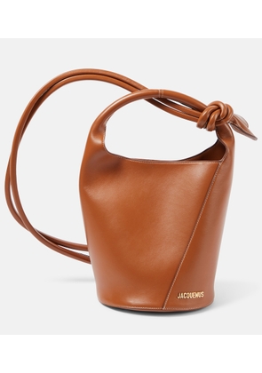 Jacquemus Le Petit Tourni leather bucket bag