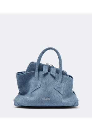 The Attico La Passeggiata Mini denim top-handle bag