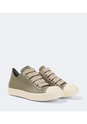 Rick Owens Jumbolace leather low-top sneakers
