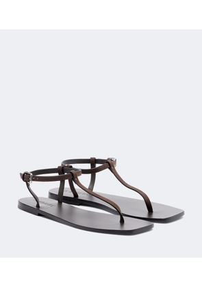 A.Emery Clara suede thong sandals