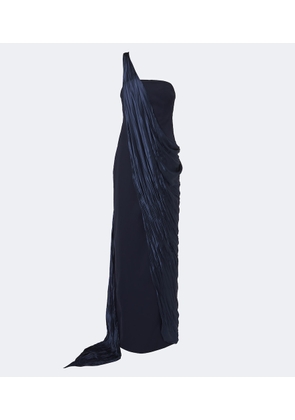 Marmar Halim Caped bustier gown