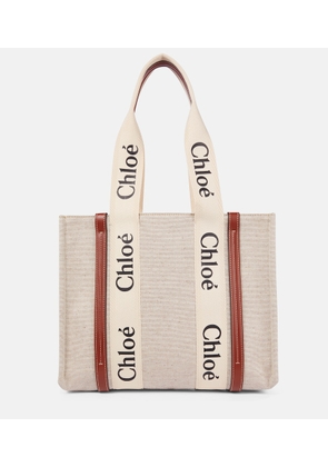 Chloe Woody Medium canvas tote