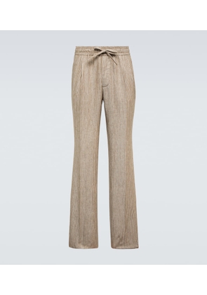 Dolce&Gabbana Striped linen pants