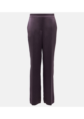 Joseph Tova high-rise silk satin wide-leg pants