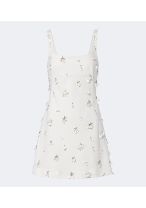 Simkhai Ziva embellished crepe minidress