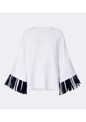 Jacquemus Cabana fringed cotton jersey T-shirt