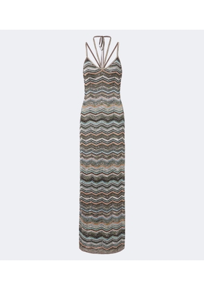 Missoni ZigZag lame maxi dress