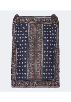 Doen Amalia printed cotton voile top