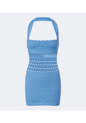 Retrofete Ronni cotton-blend crochet minidress