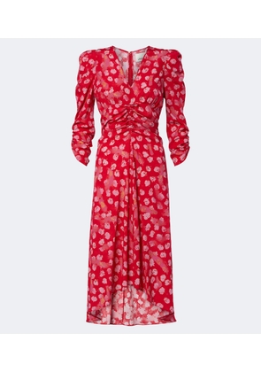 Isabel Marant Albini floral silk-blend midi dress