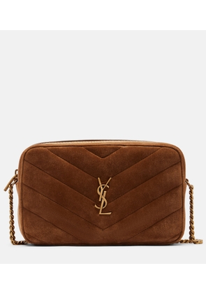 Saint Laurent Loulou Medium suede camera bag
