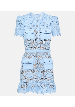 Self-Portrait Lace minidress