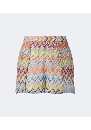 Missoni Zigzag lame shorts