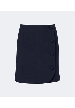 Valentino Virgin wool crepe miniskirt