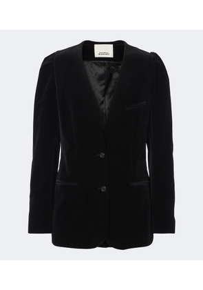 Isabel Marant Fereole cotton velvet blazer