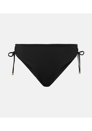 Max Mara Ruched high-rise bikini bottoms