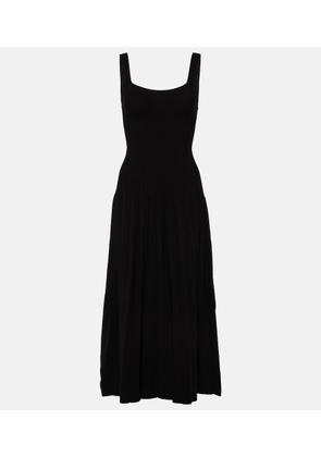 Staud Ellison pleated midi dress