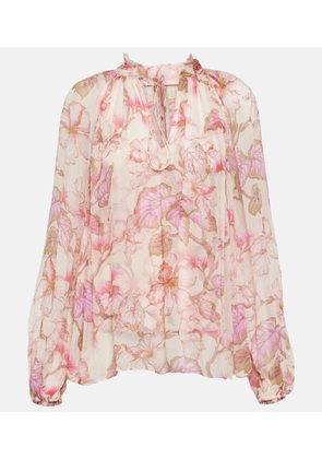 Zimmermann Matchmaker Billow floral blouse