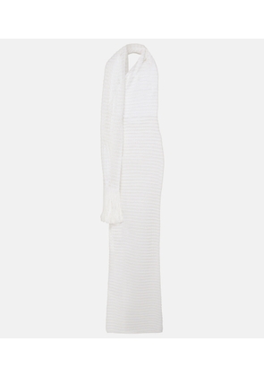 Alaia Scarf-detail maxi dress