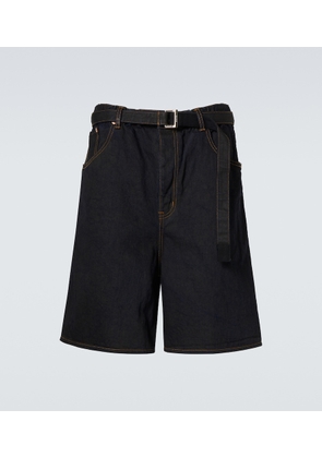 Sacai Denim Bermuda shorts