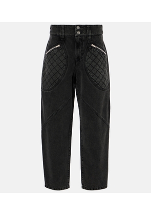 Isabel Marant Catarina panelled tapered jeans