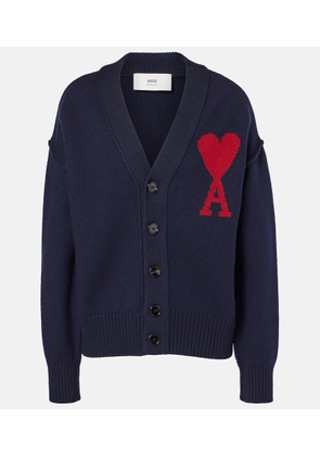 Ami Paris Ami De Cour wool cardigan