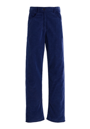 The Row Tarley Cotton Straight-Leg Pants - Moda Operandi
