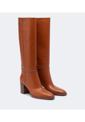 Gianvito Rossi Leather knee-high boots