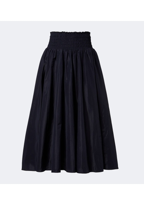 Patou Shirred midi skirt