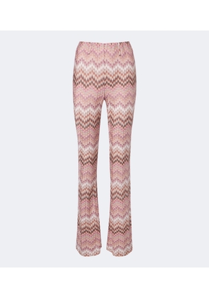 Missoni Zigzag high-rise flared pants
