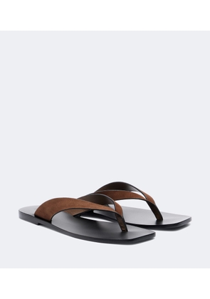 A.Emery Kinto suede thong sandals