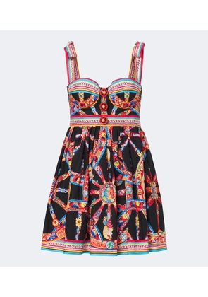 Dolce&Gabbana Carretto cotton minidress
