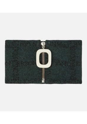 JW Anderson Wool logo jacquard neckband