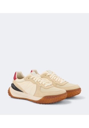 Moncler Corso suede-trimmed sneakers