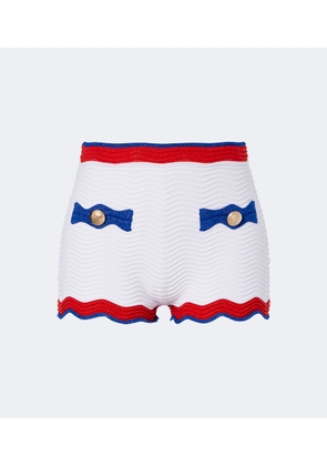 Retrofete Kait scalloped shorts