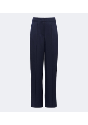 Simkhai Kyra high-rise satin wide-leg pants