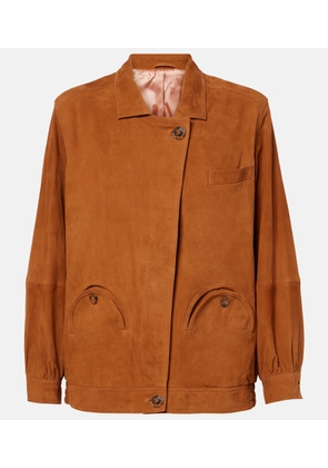 Blaze Milano Viva Cleo suede bomber jacket