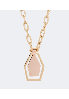 La DoubleJ Swinging Portal gold-plated necklace
