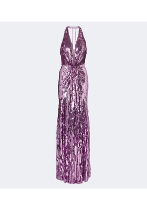 Jenny Packham Lisette embellished gathered gown