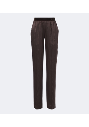 Tom Ford Silk satin straight pants