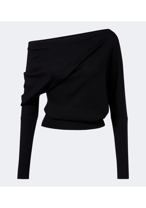 Tom Ford Off-shoulder wool and silk sweater
