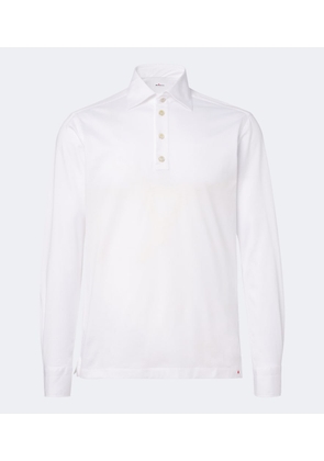 Kiton Cotton poplin polo top