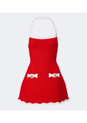 Retrofete Ondina ribbed-knit minidress