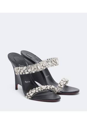 Christian Louboutin Miss Z embellished wedge sandals