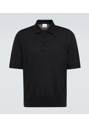 Burberry Wool and silk polo top