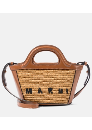 Marni Tropical Summer Micro raffia tote
