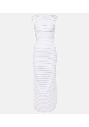 Alaia Pleated midi dress